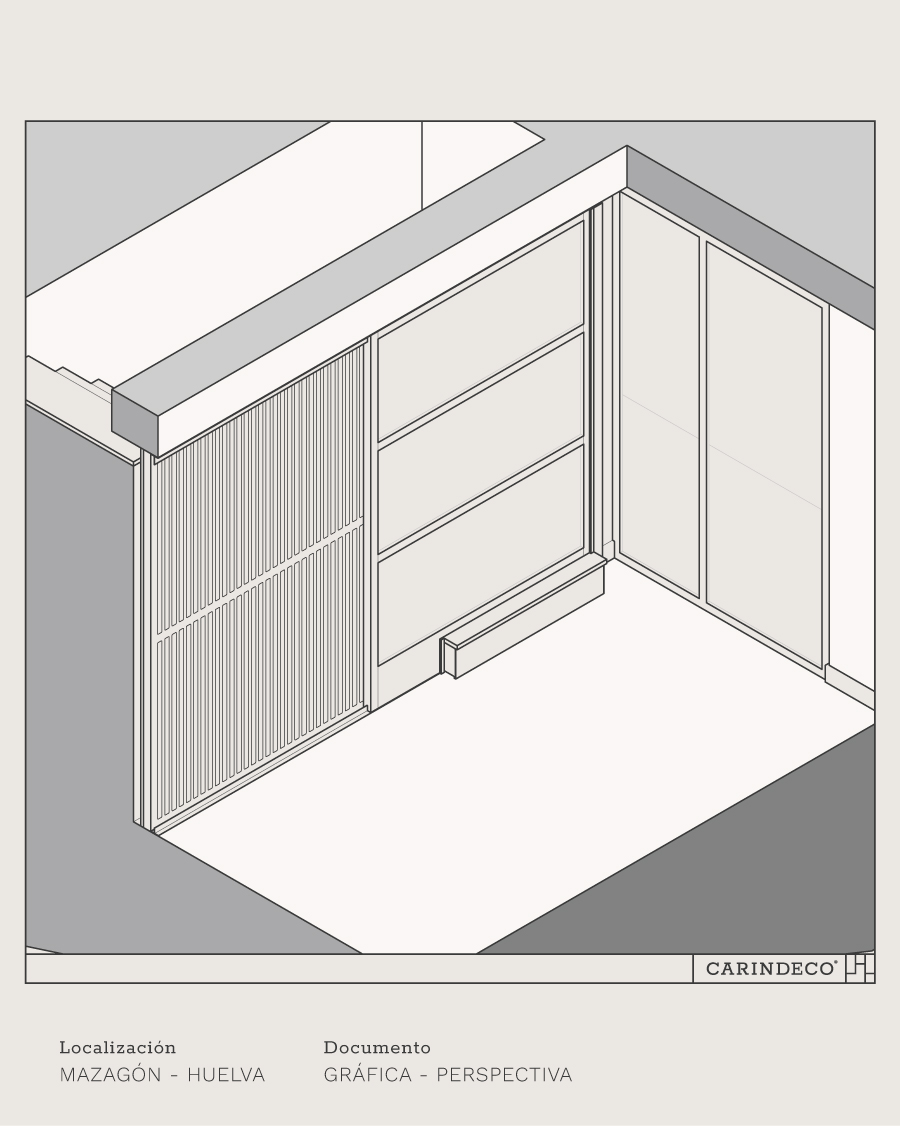 Puerta corredera de madera con solución de escalón (vista 5)